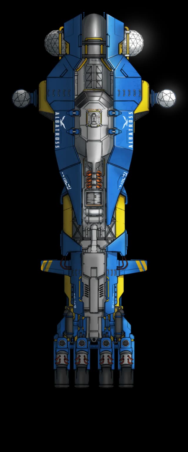Albatross map, Original Exterior variant